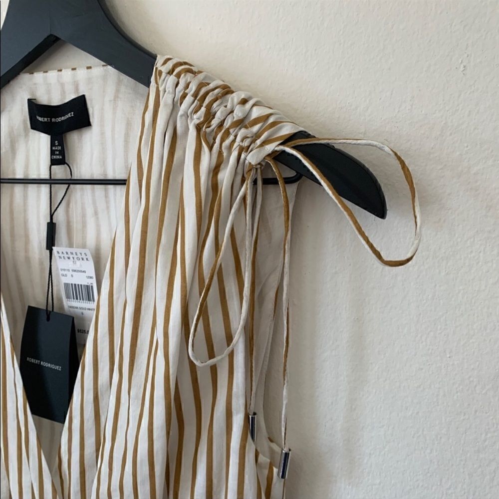 Robert Rodriguez Mariel Striped Midi Sundress, NWT From Barney’s New York - Picture 14 of 16